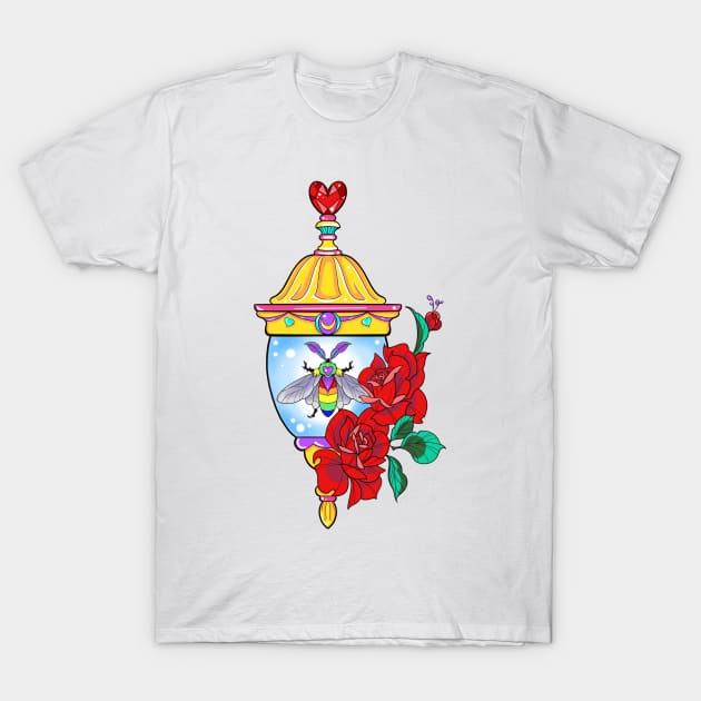 Magic Bottle Bug T-Shirt by NikkiMarie